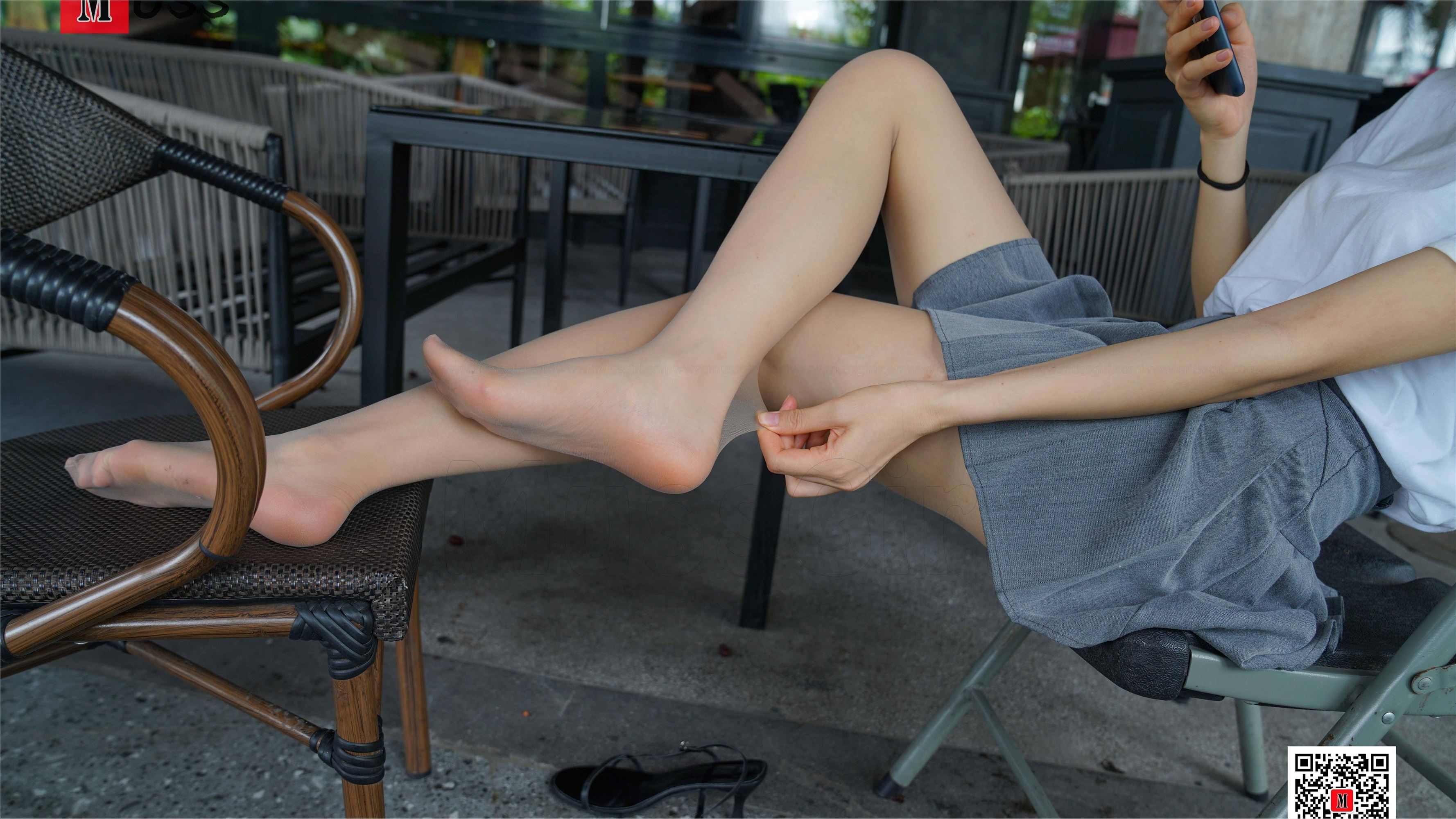 MussGirl慕丝女郎  NO.179 百褶裙凉高肉丝